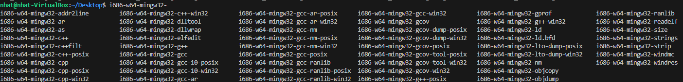 install MinGW successfully